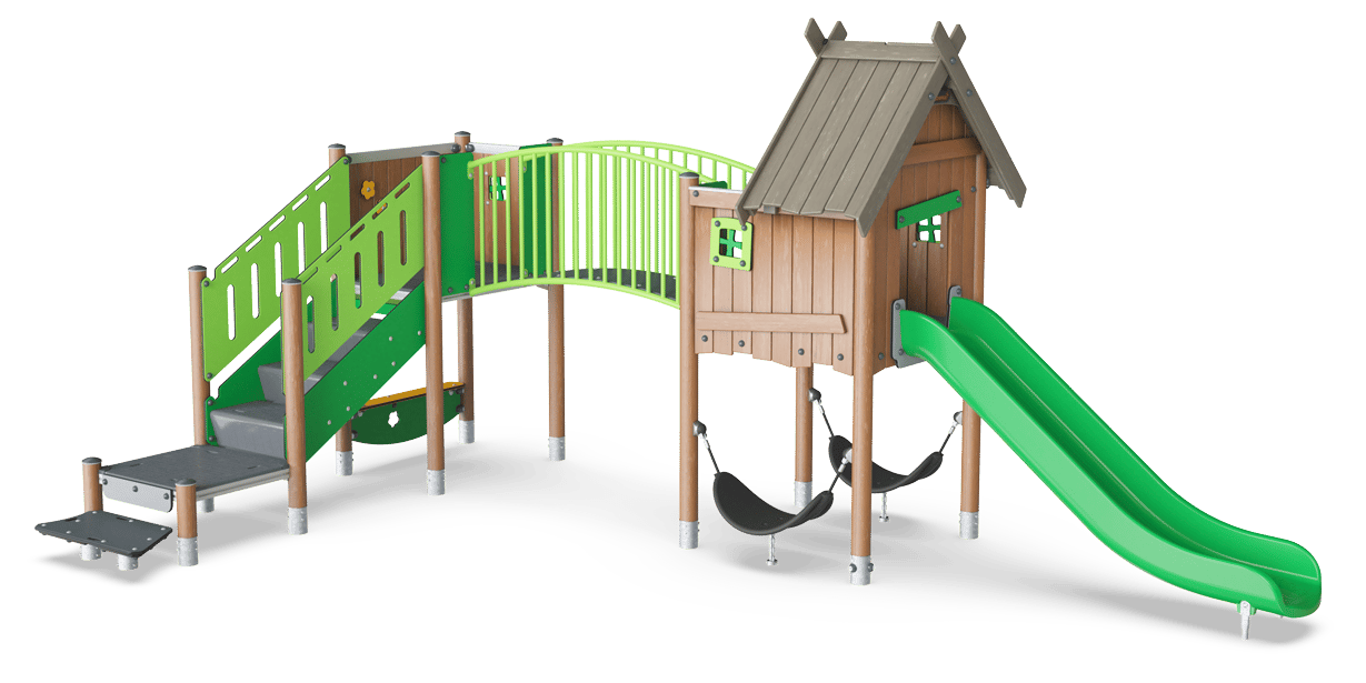 Double Tower with Slide