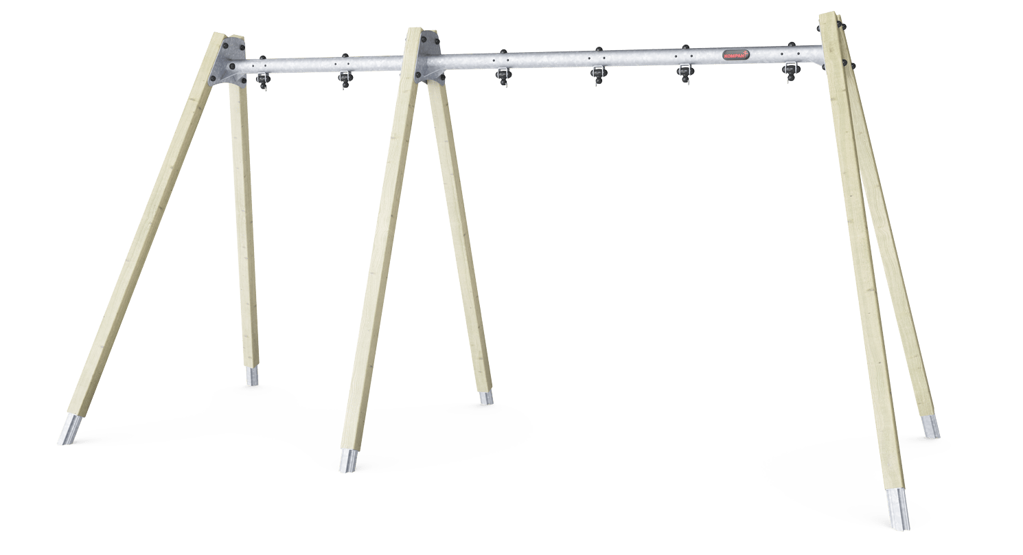 Pórtico columpio 2,5m, 3 asiento