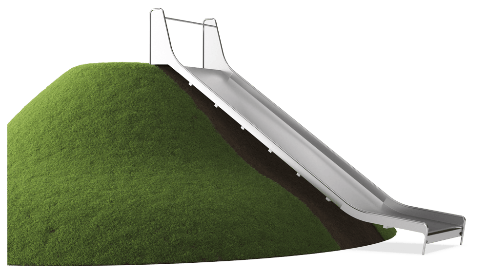 Embankment Slide, 3.0m high, 1.5m wide