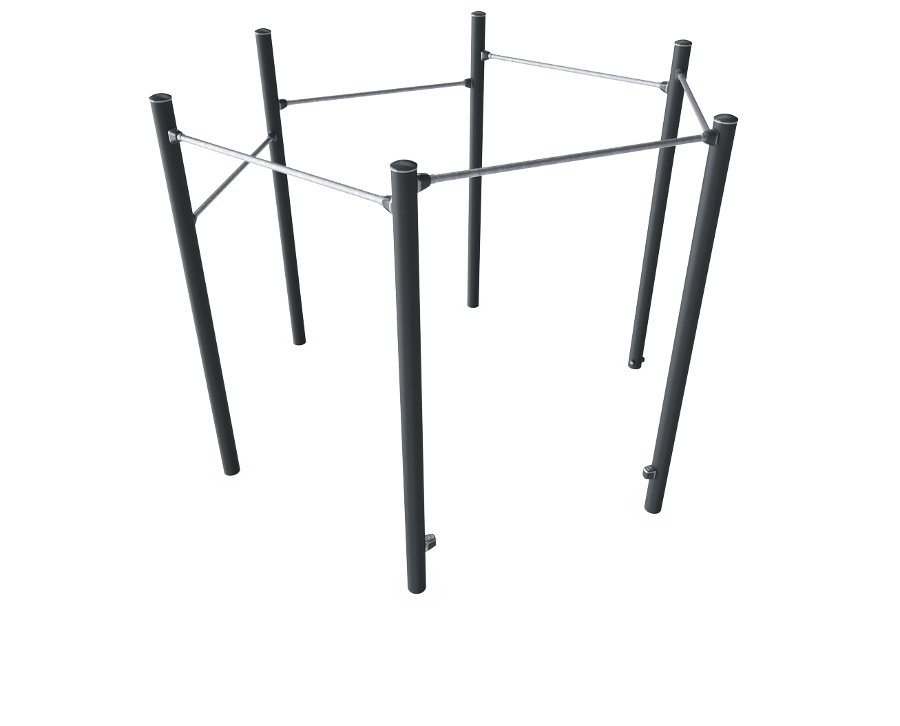 Hexagon Pull Up Station