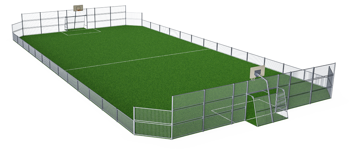 MUGA Multiarena, 19 x 39 m