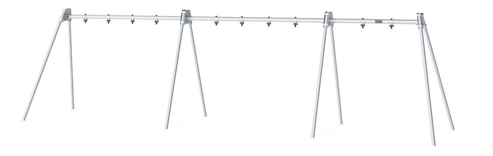 5-Seat Frame, 8 ft H, Steel