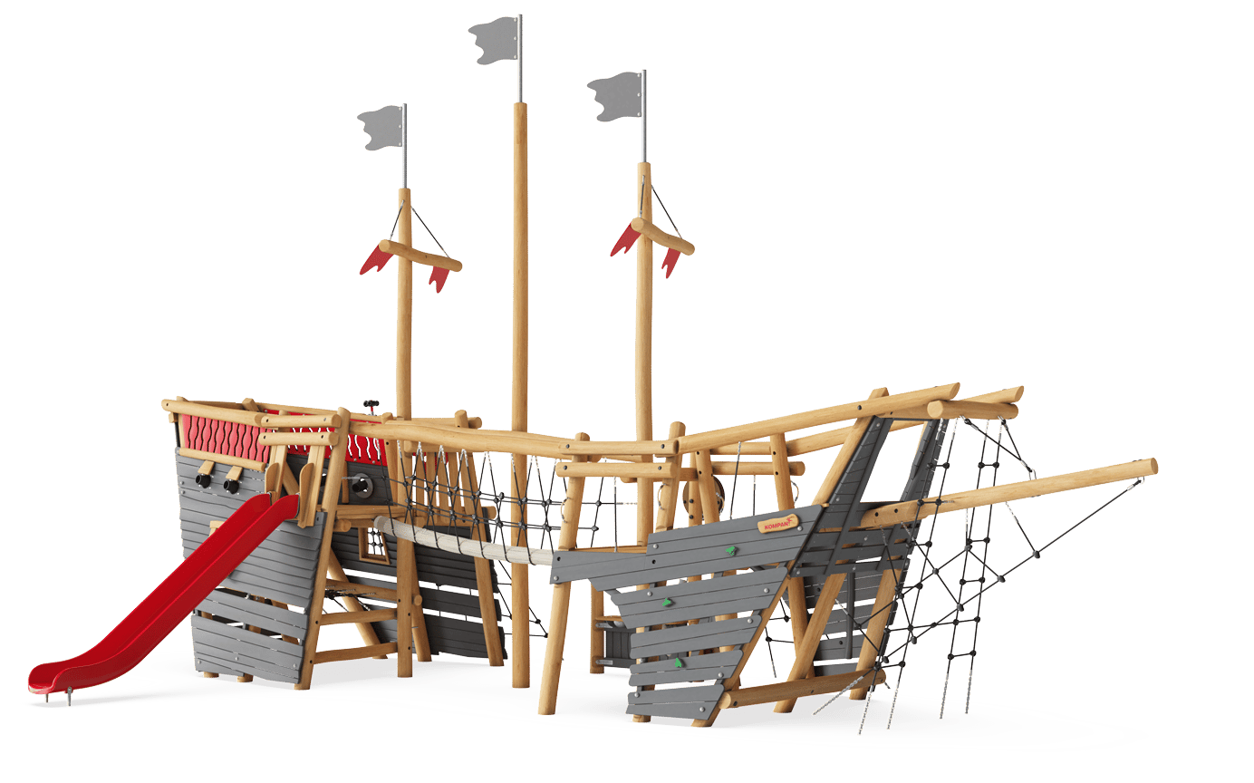 Piratskepp - Stort
