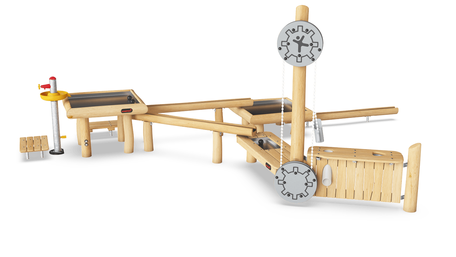 Water Flow with Sand Hoist