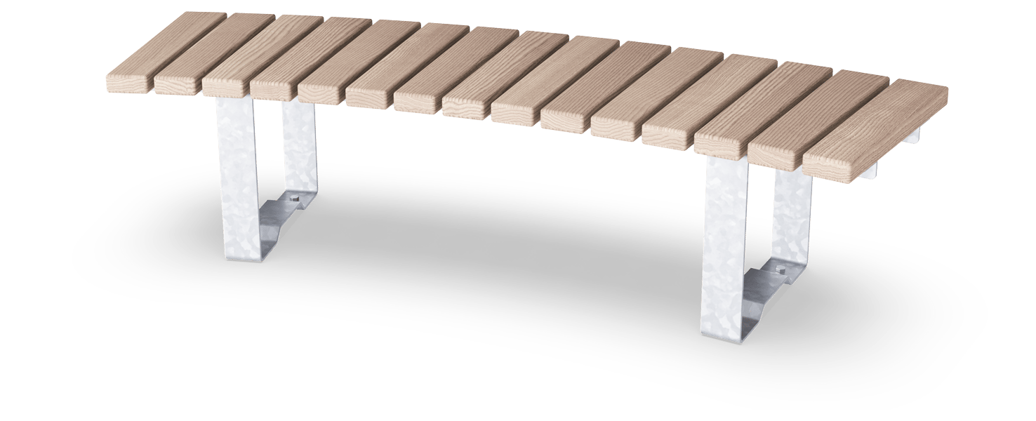 Rumba Bench, Curved, 30°