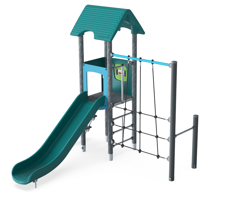 Torre de Juego con Red de Escalada