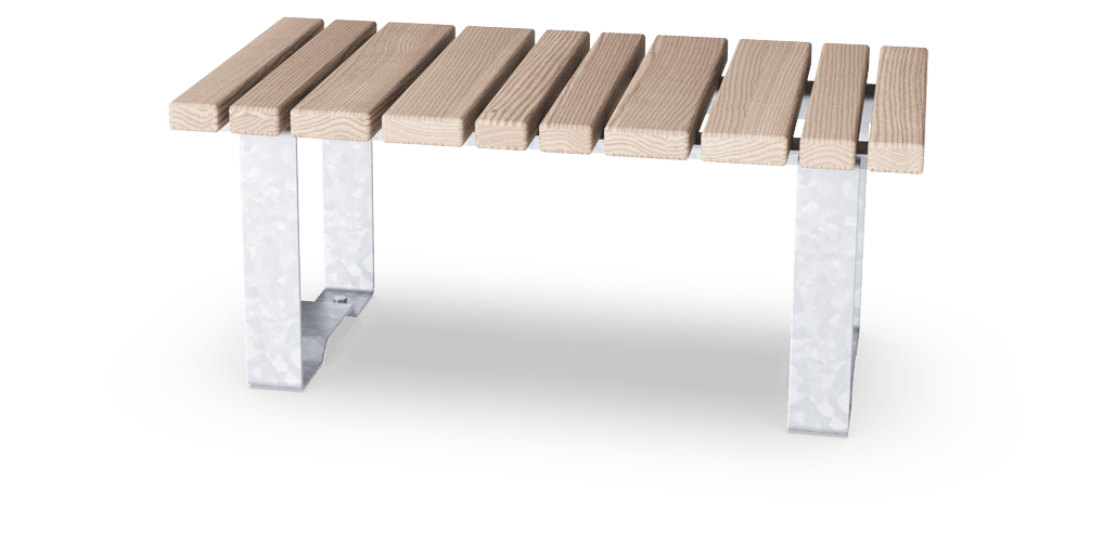 Rumba Bench, Straight, 3 ft
