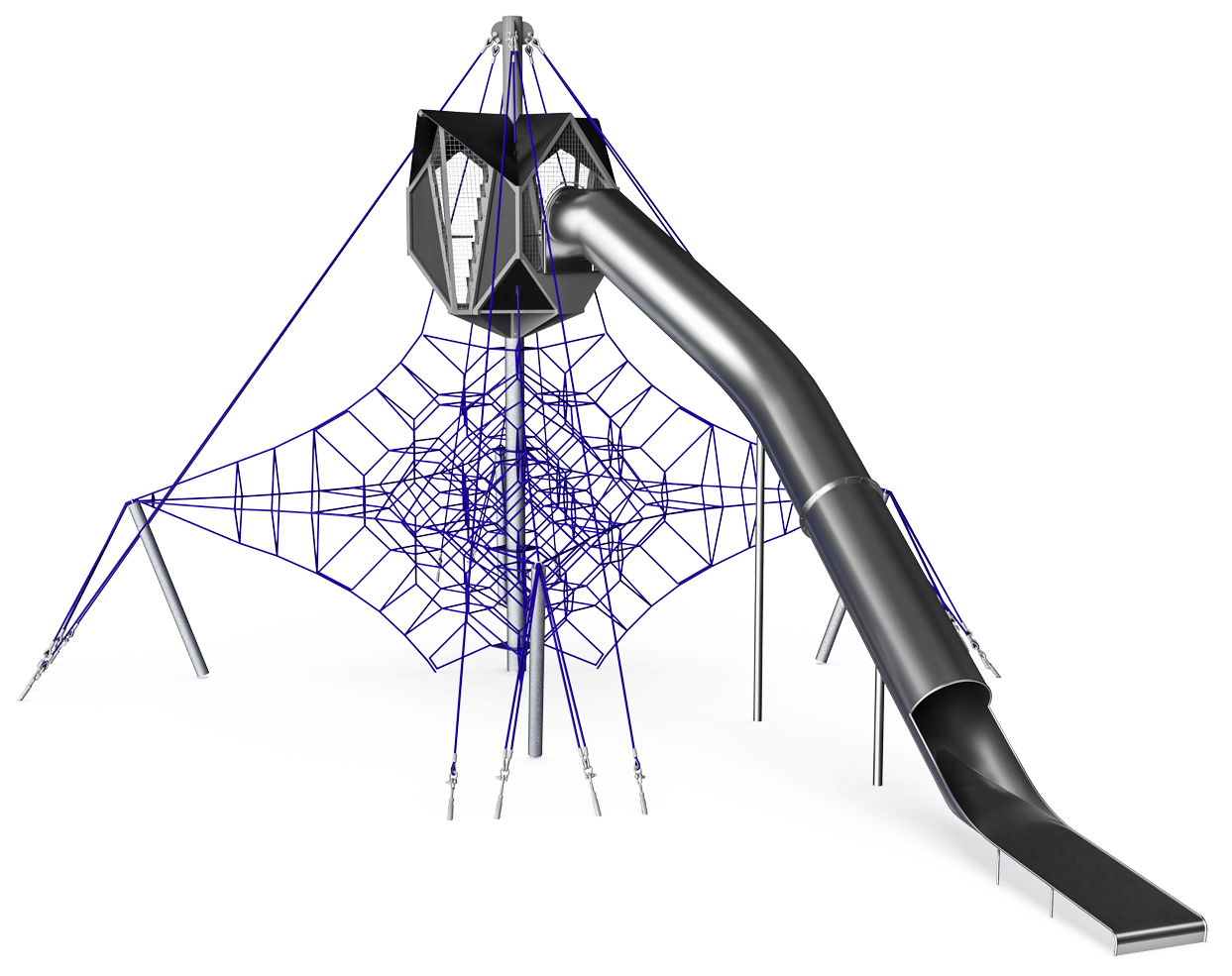 Large Octa Net with Sky Cabin
