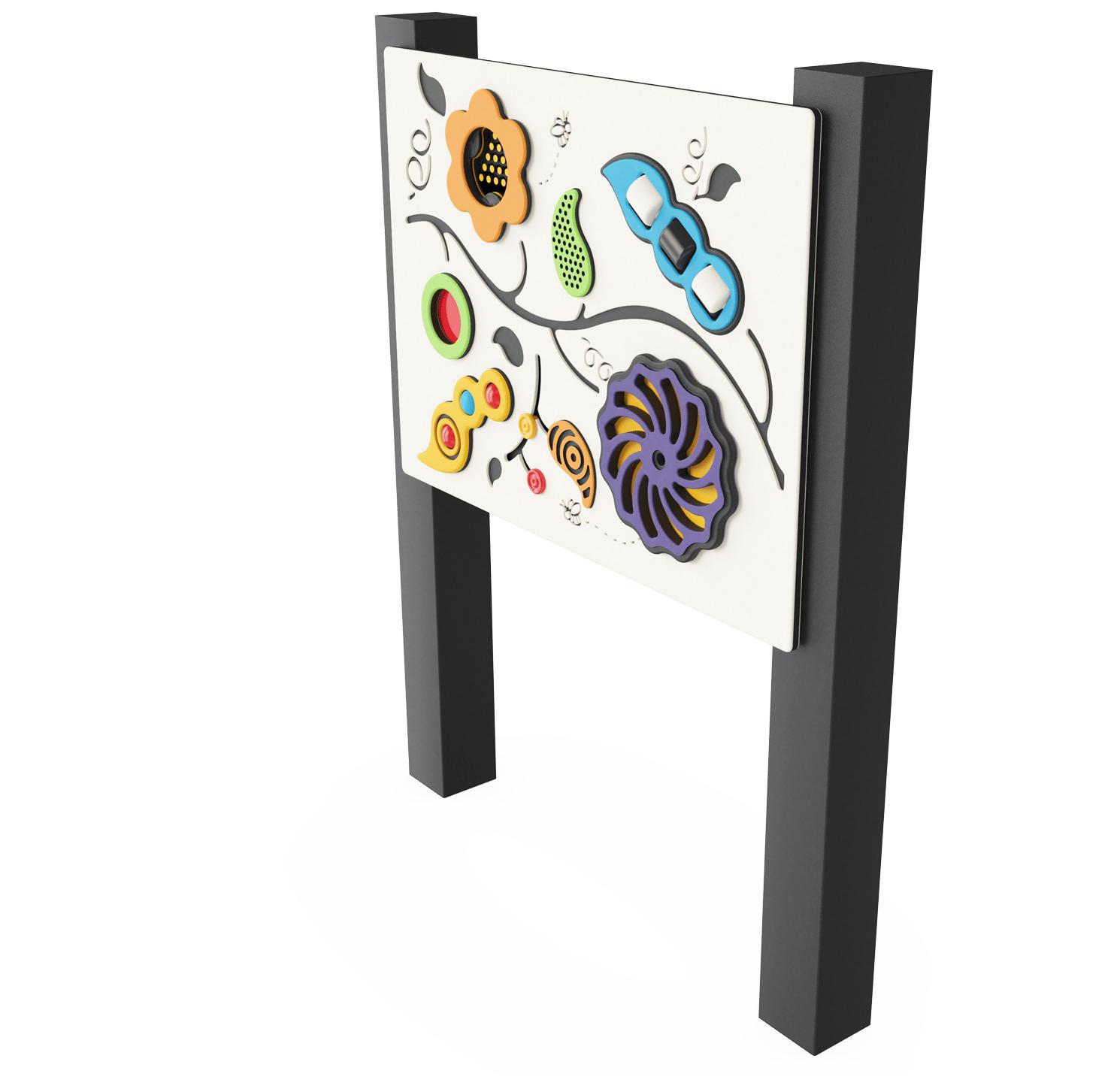 Sensory Multi Play Panel, Square Posts
