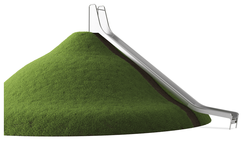 Embankment Slide, 3.0m high, 0.5m wide