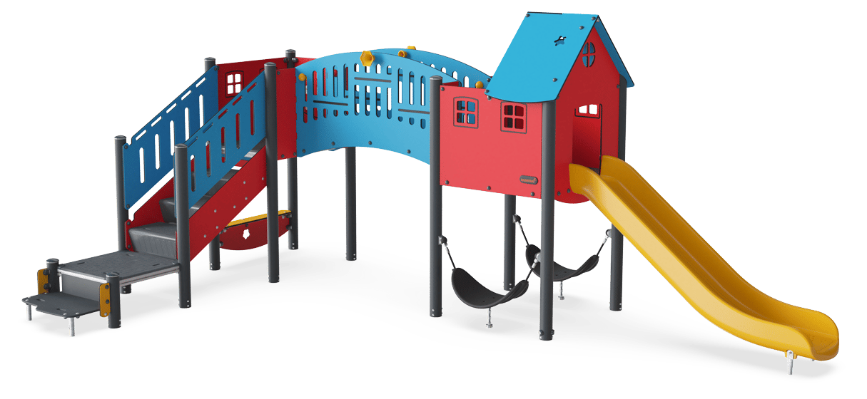 Double Tower with Bridge