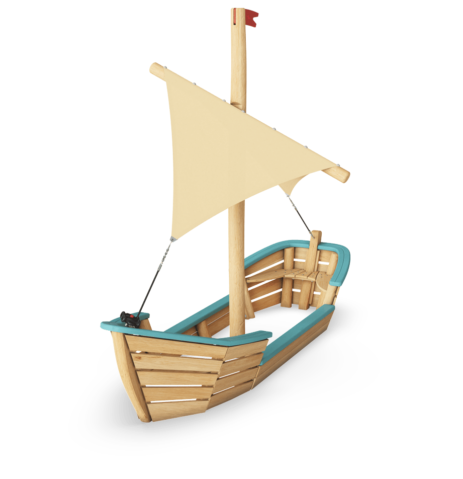 Oasis Sand Boat with Sail