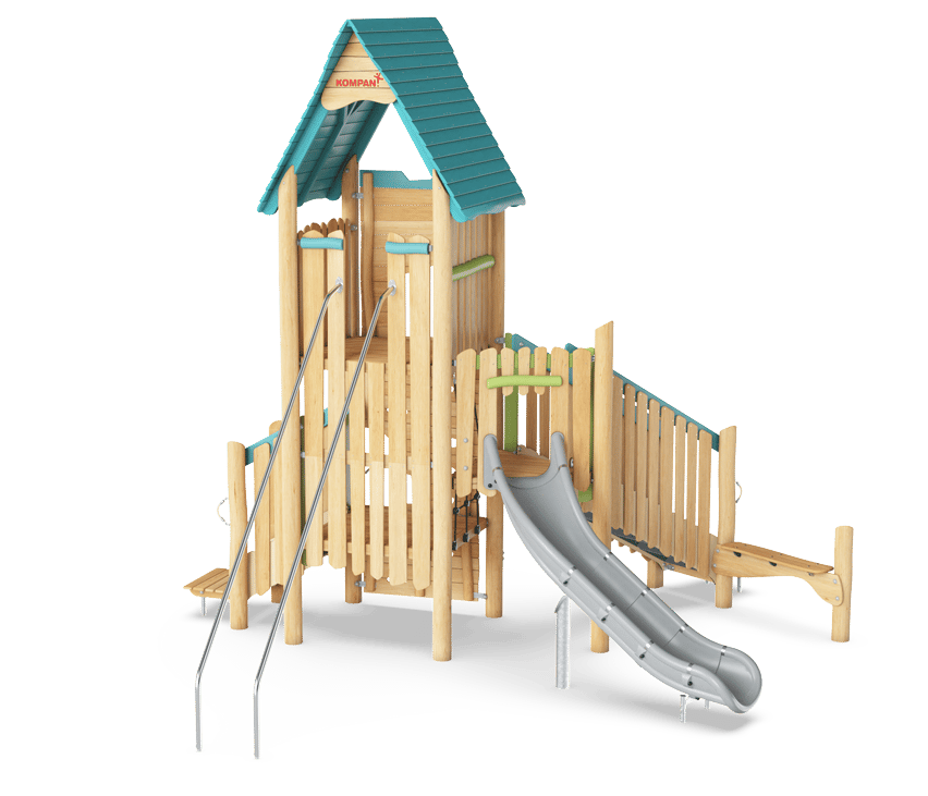 Torre Multiplataforma con Barras de bombero ADA