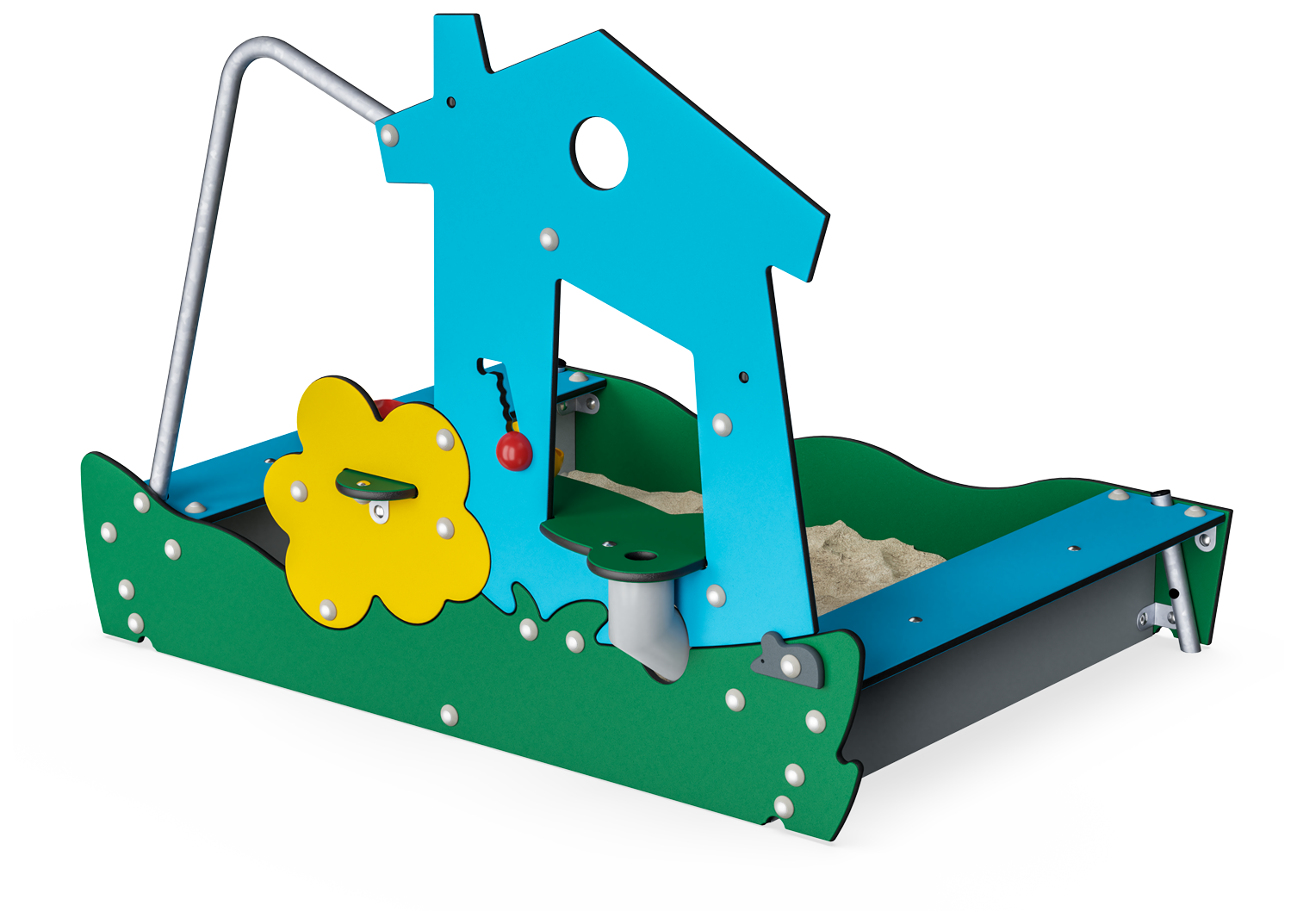 Pískoviště s fasádou