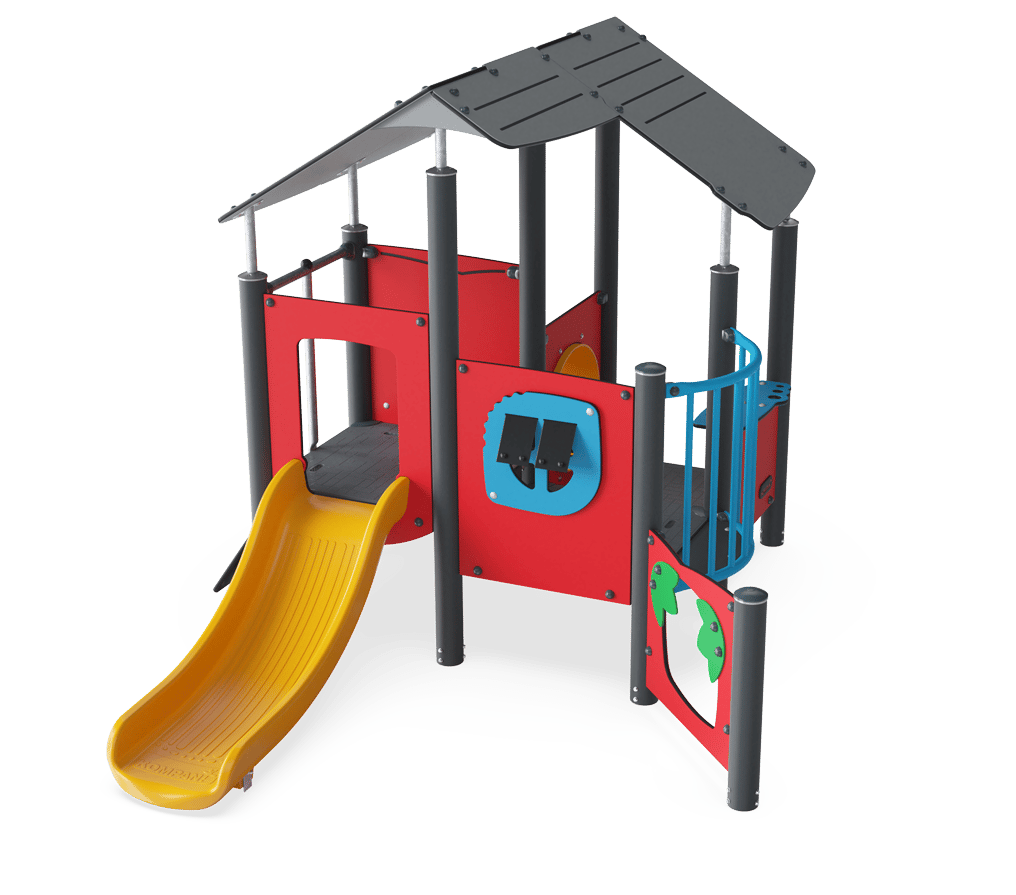 Multi Deck Playhouse with Roof