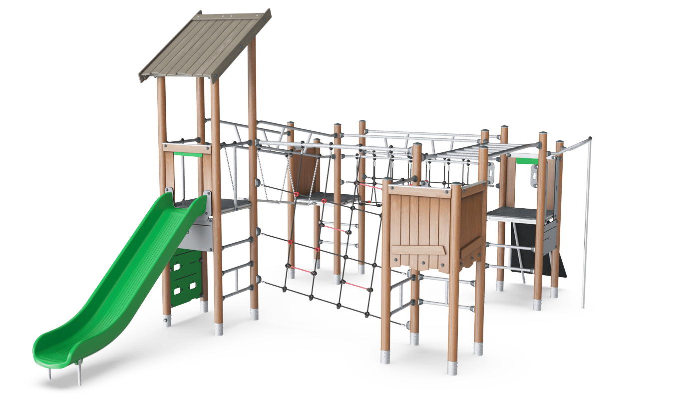 Four Tower with Bridges