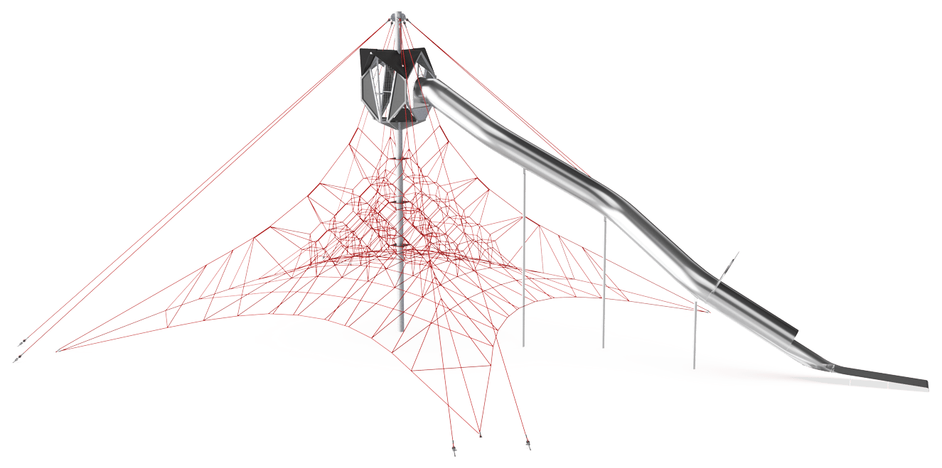 Giant Spacenet with Cabin