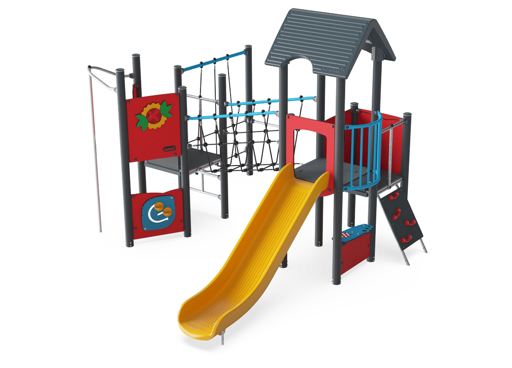 Torre Doble con Red de Escalada