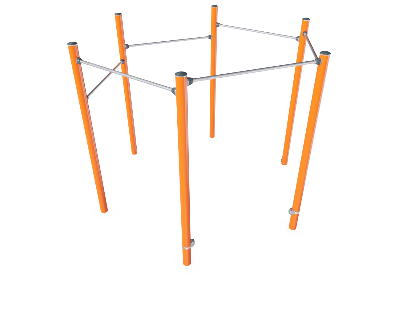 Hexagon Pull Up Station