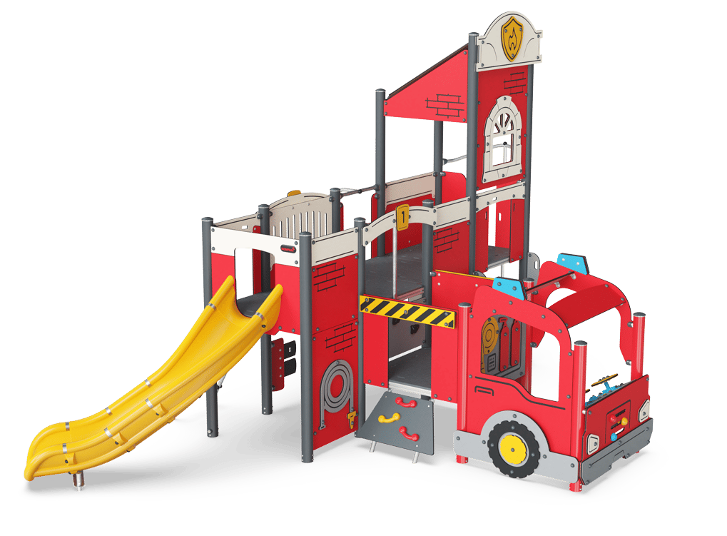 Fire Station & Firetruck
