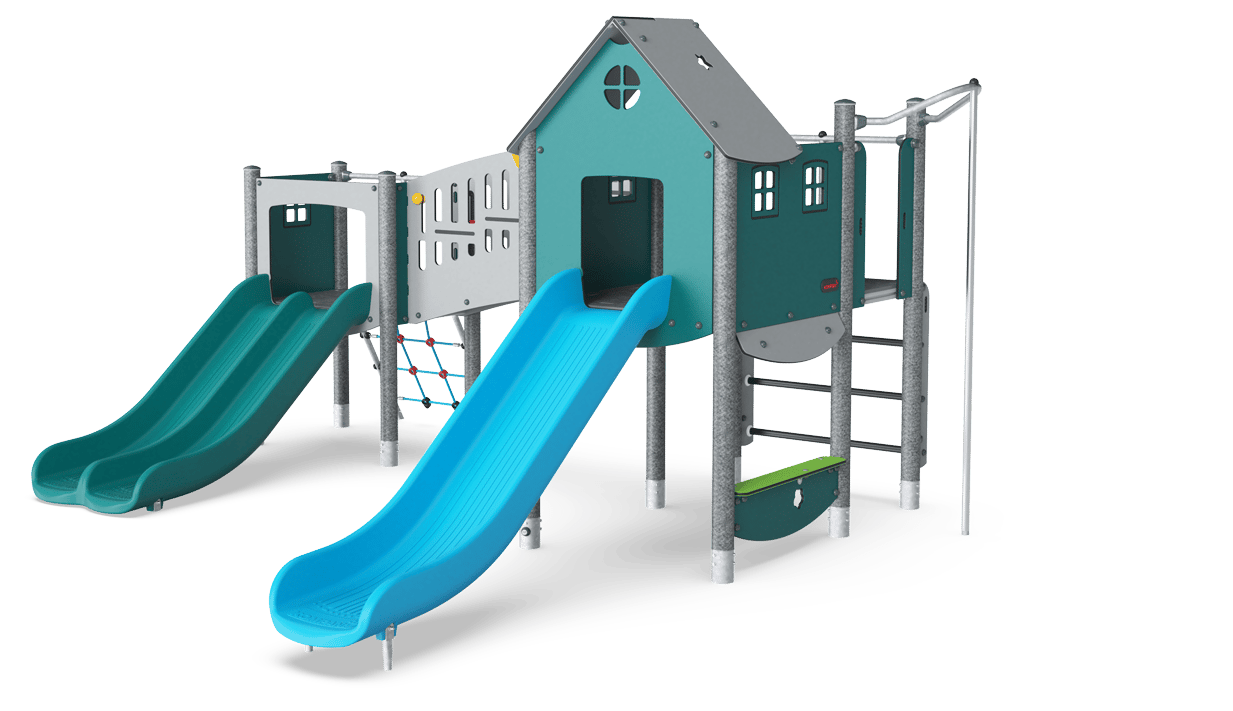 Double Tower with Slides