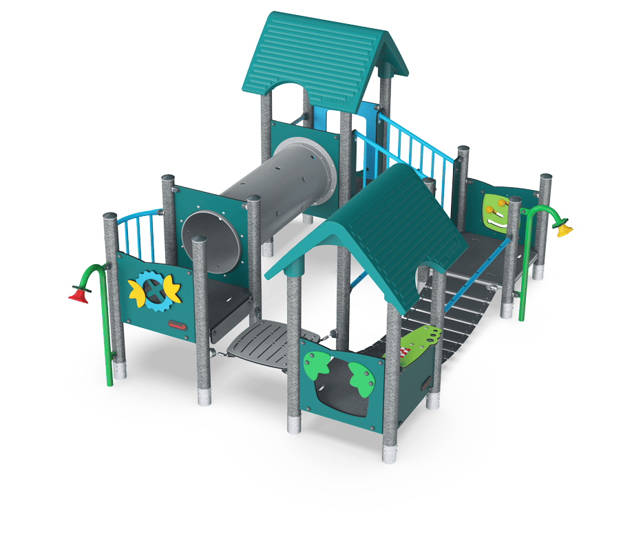 Four Towers with Tunnel