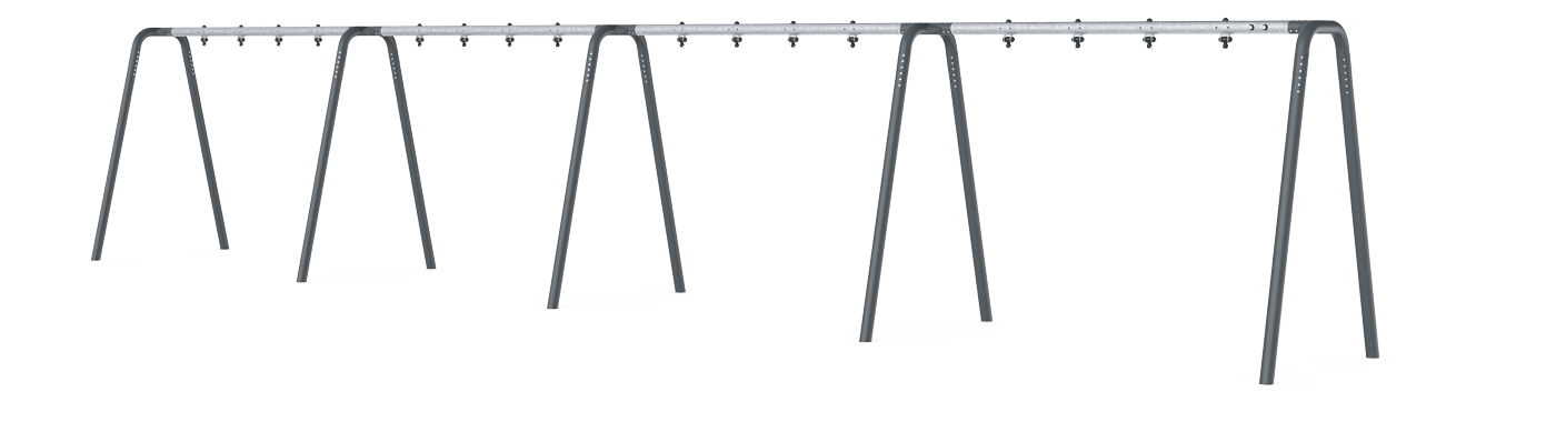 Portaalschommel frame H:2,5m voor 8 zitjes