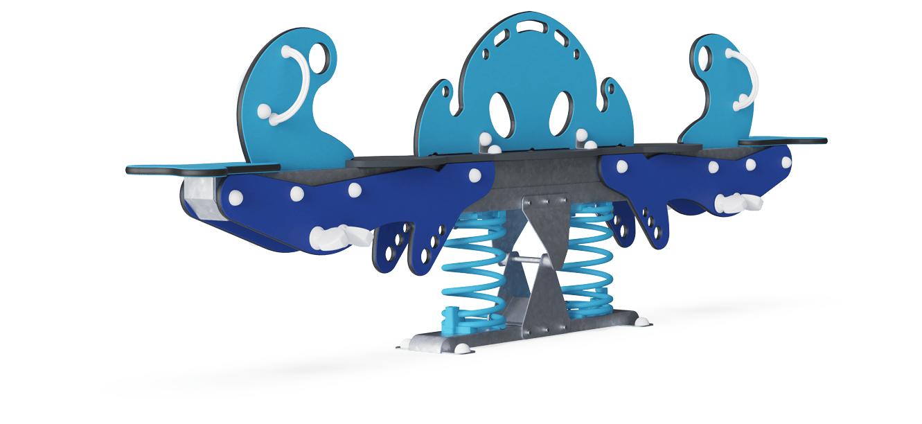 Vierer-Wippe Oktopus mit Plattform