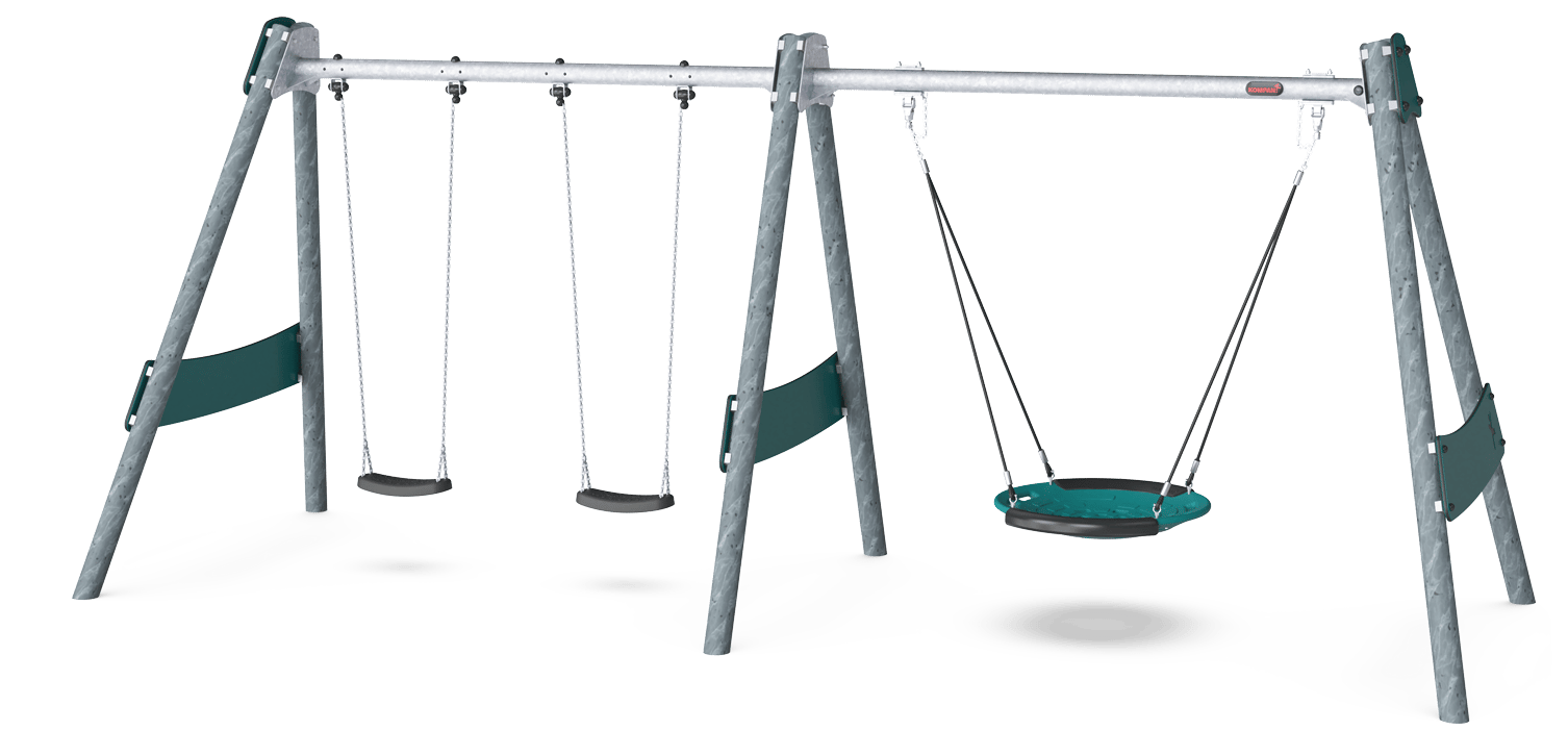 Combi Swing H:2.5m, 100cm Rope Seat