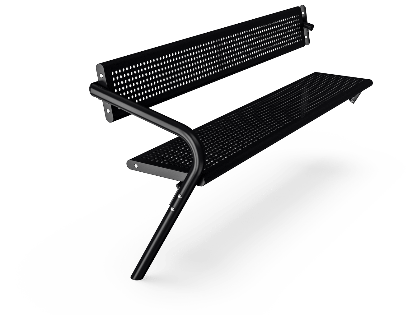Agora Steel Extension Bench with Backrest