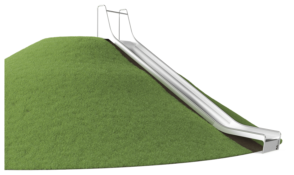 Embankment Slide, 3.0m high, 1.0m wide