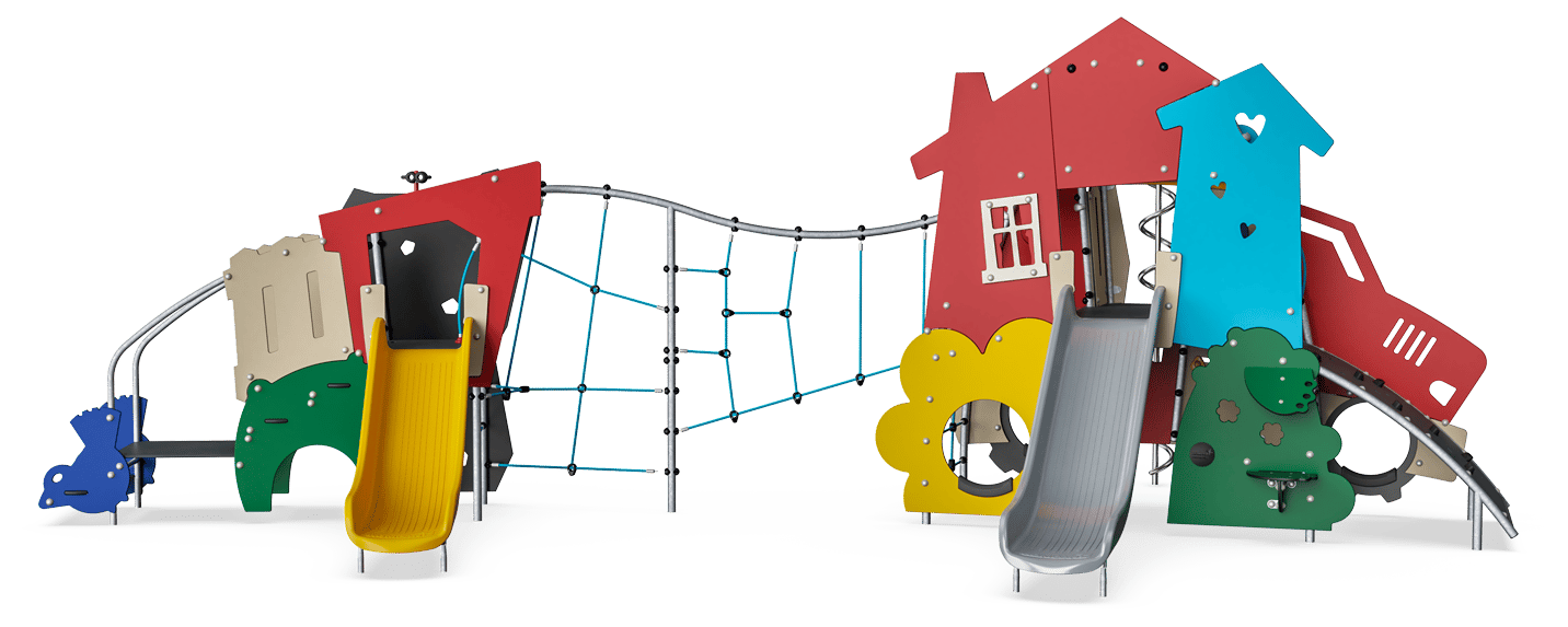 Casa & Rescate con torre de cuerdas