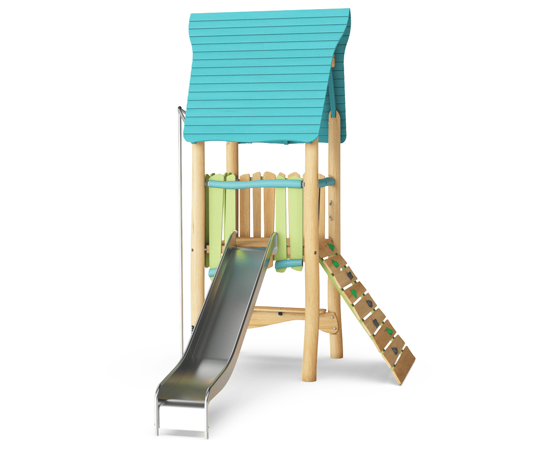 Robinia speeltoren - Dorpstoren met glijbaan