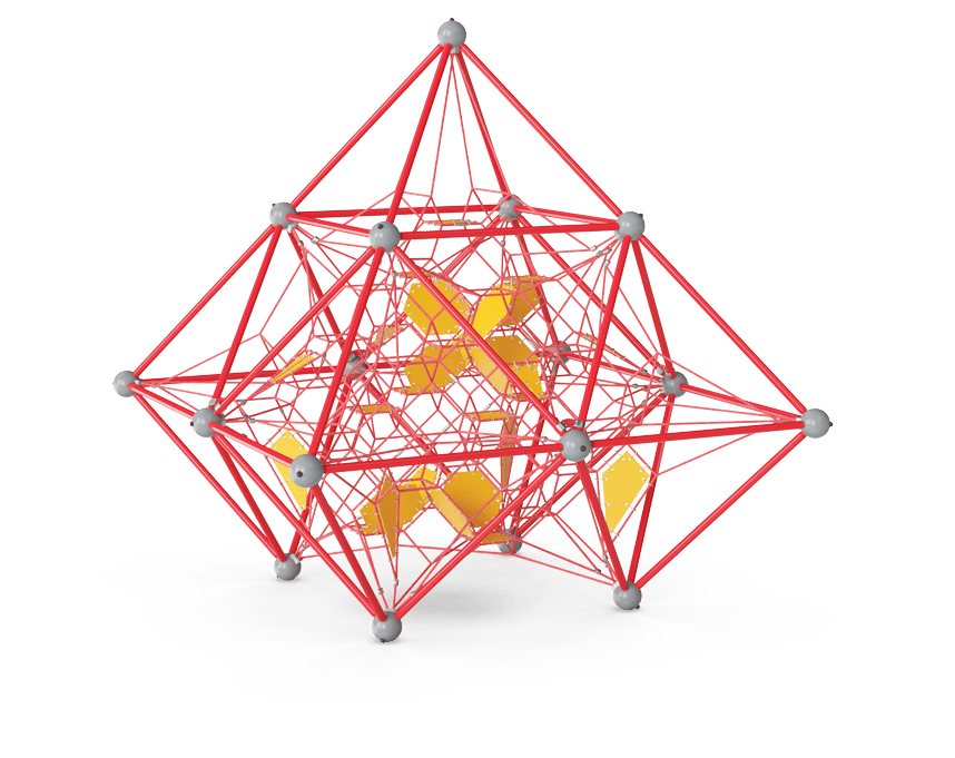 Red con estructura Mediite + membrana