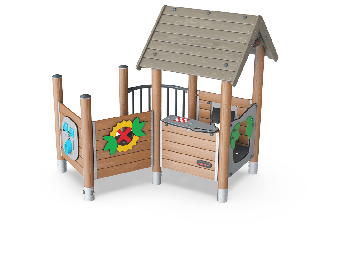 Casita de Juego con Balcón