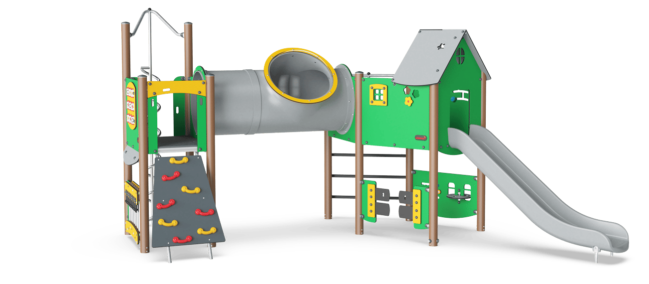 Torre Doble Angular con Túnel