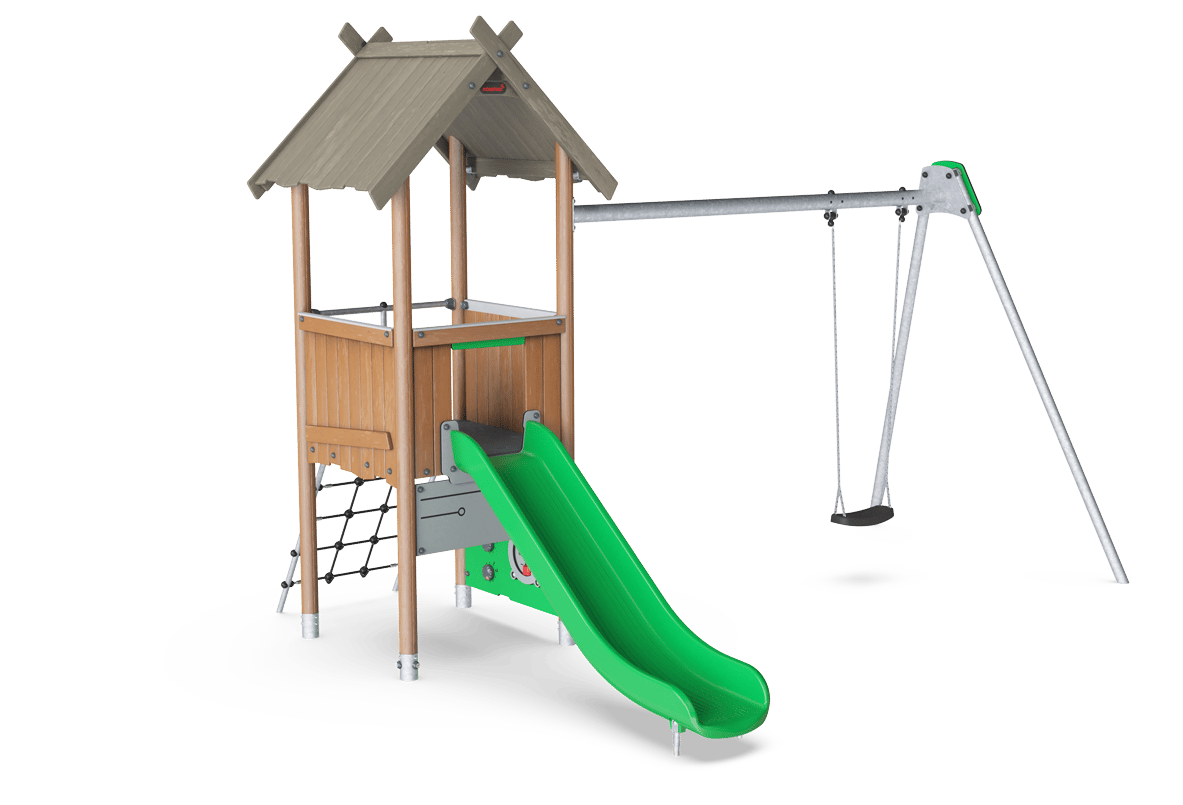 Play Tower with Swing, 1 Seat