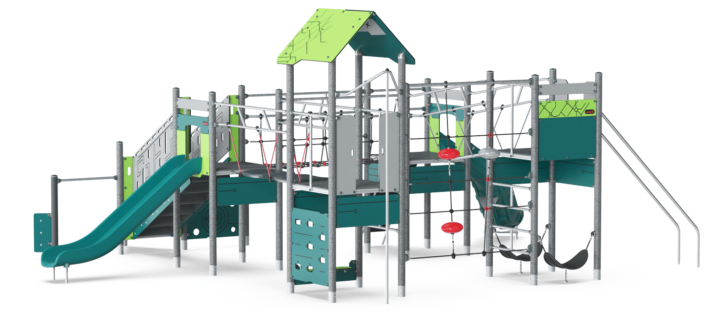 Four Tower with Bridges