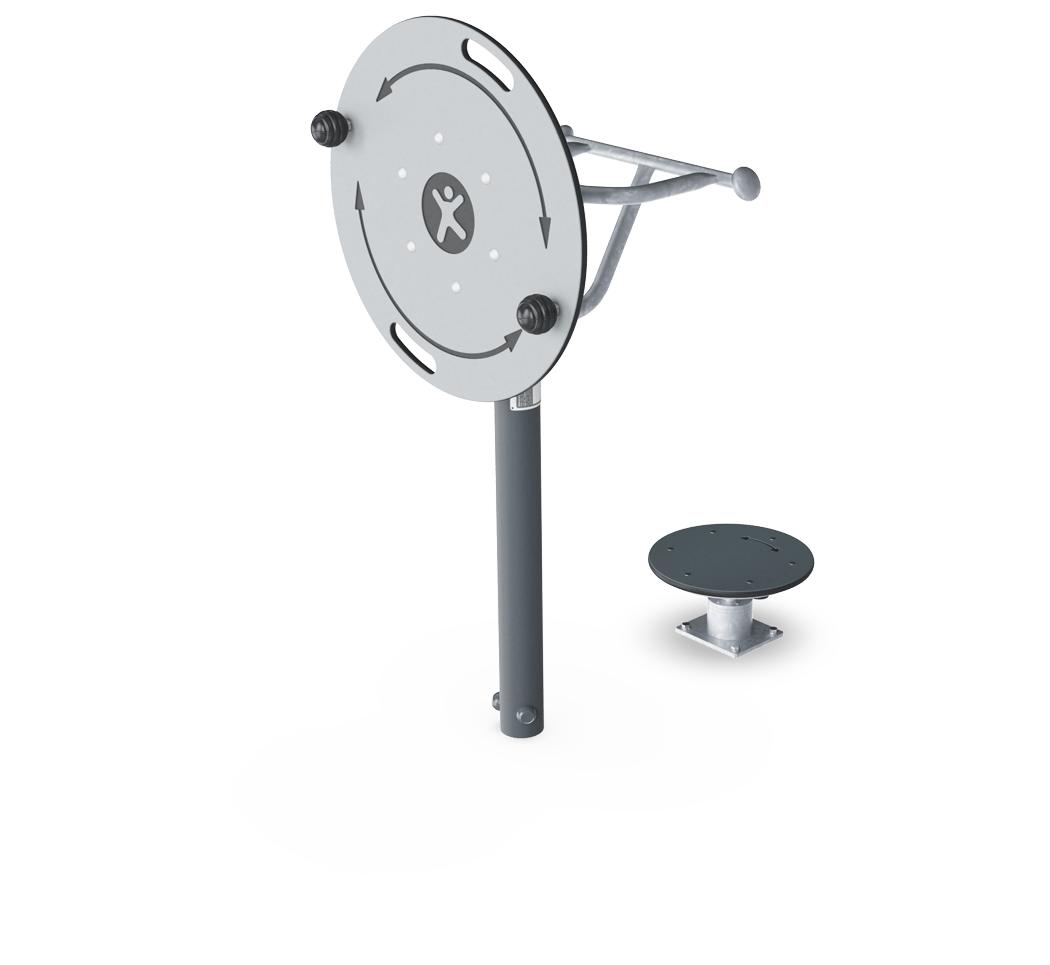 Rueda estiramiento y torsión