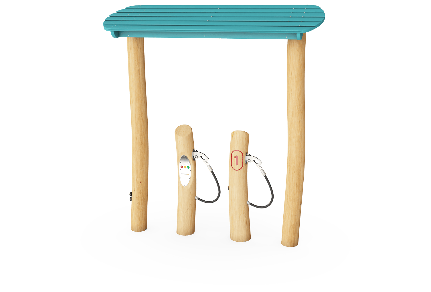 Gasolinera con 2 surtidores