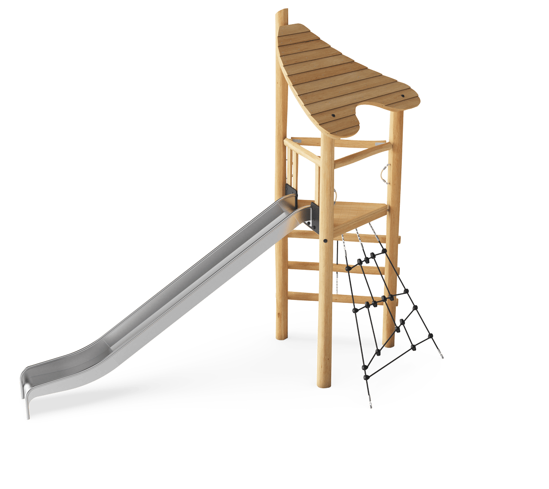 Věž se skluzavkou, V=180 cm