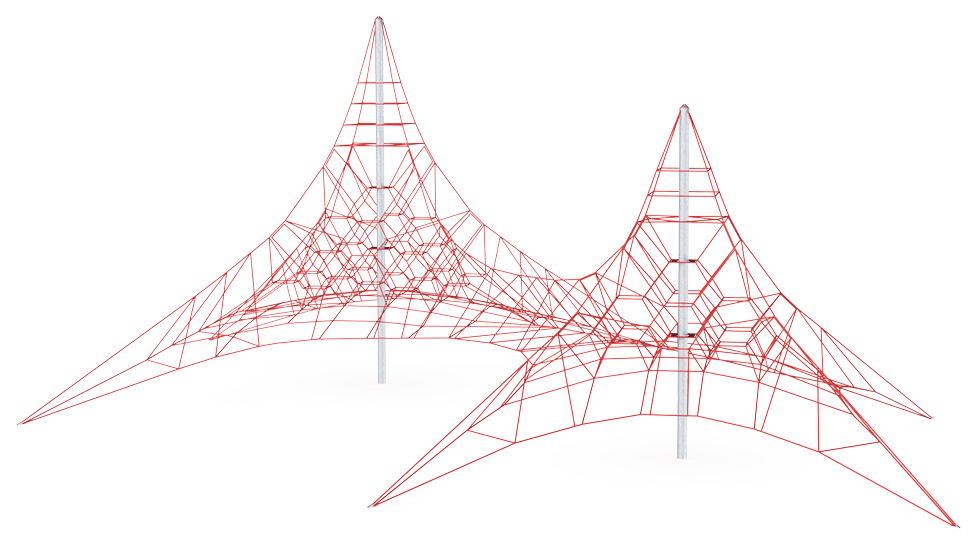 Two-Mast Spacenet, Large
