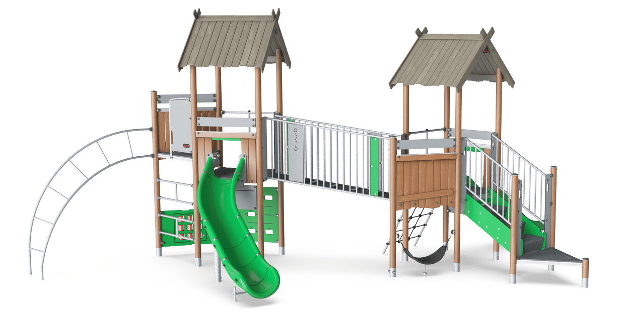 Double Tower with Bridge