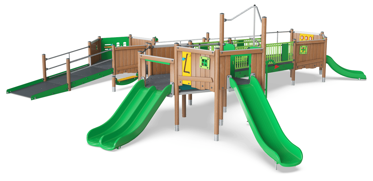 Triple Tower with Ramp