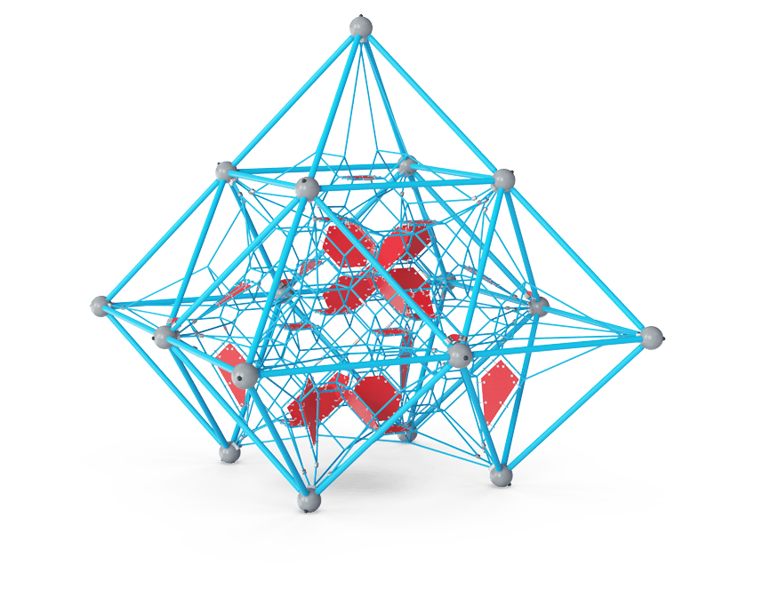 Red con estructura Mediite + membrana