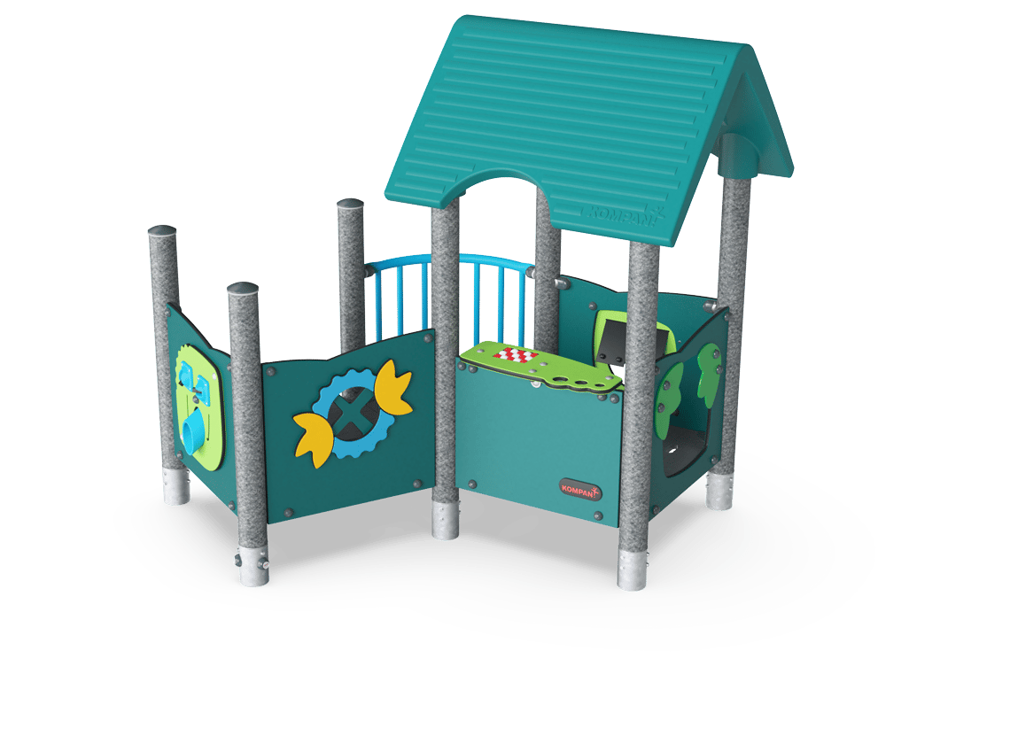 Casita de Juego con Balcón