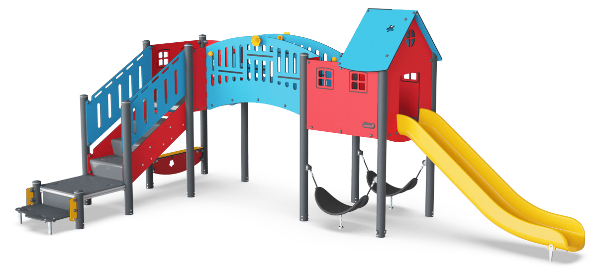 Double Tower with Bridge