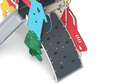 MSC_Ekogrip curved climbing wall