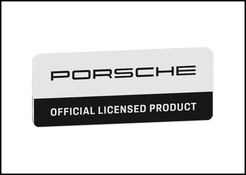 Porsche cars official license plate
