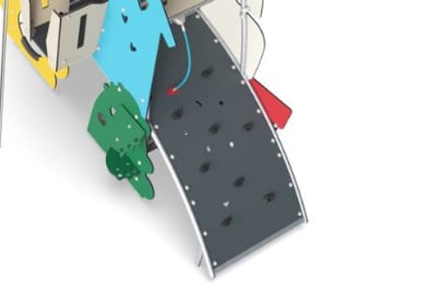 MSC_Ekogrip curved climbing wall